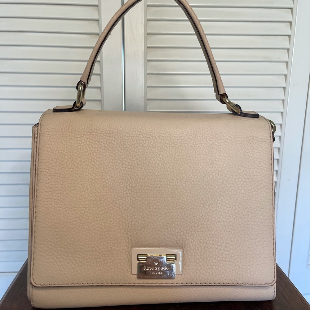 Kate Spade Handbag Beige Shoulder Strap